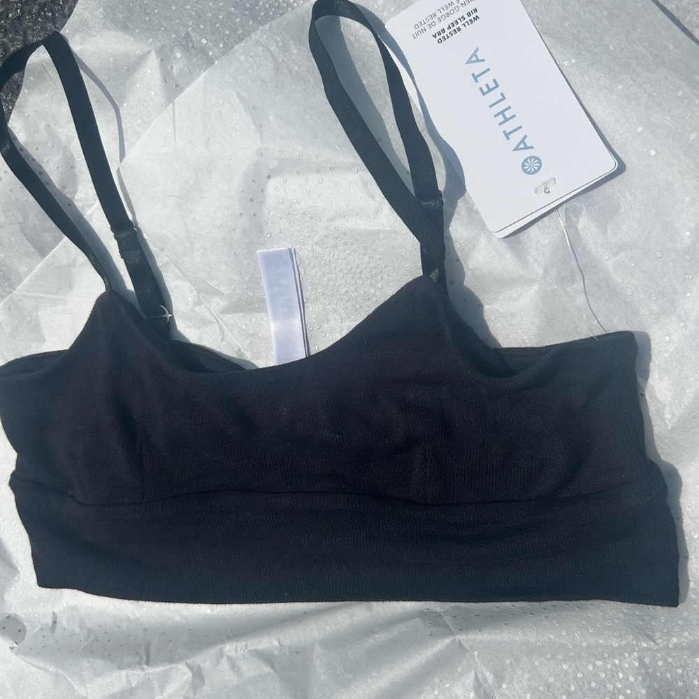Nwt Athelta Well Rested Rib Sleep Bra S